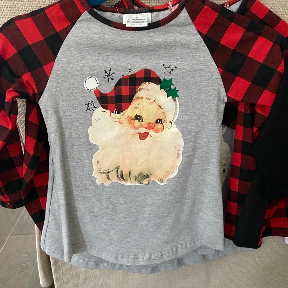 Kids Christmas shirts! All Brand New.